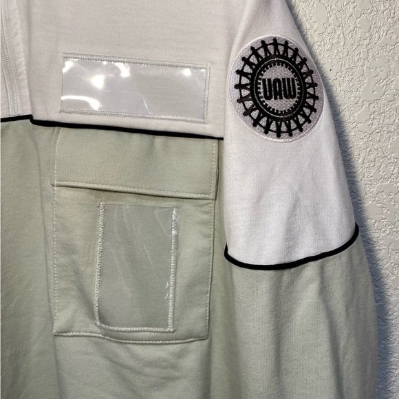 Dodge Ram UAW Union Workers Polo Shirt With ID Holder Badge Made In USA Men’s S - Picture 2 of 11